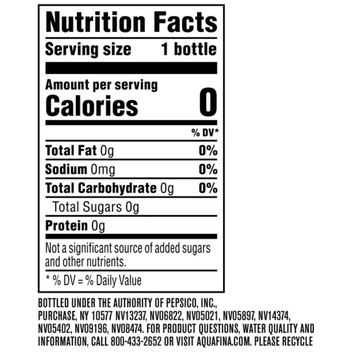 Bottles, 16 Quantity Water of Aquafina 20oz