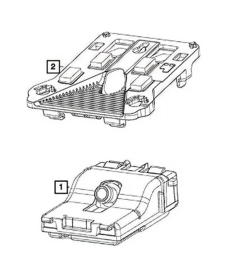Forward 2020-2023 68551092AA OE Facing Mopar Camera New Genuine