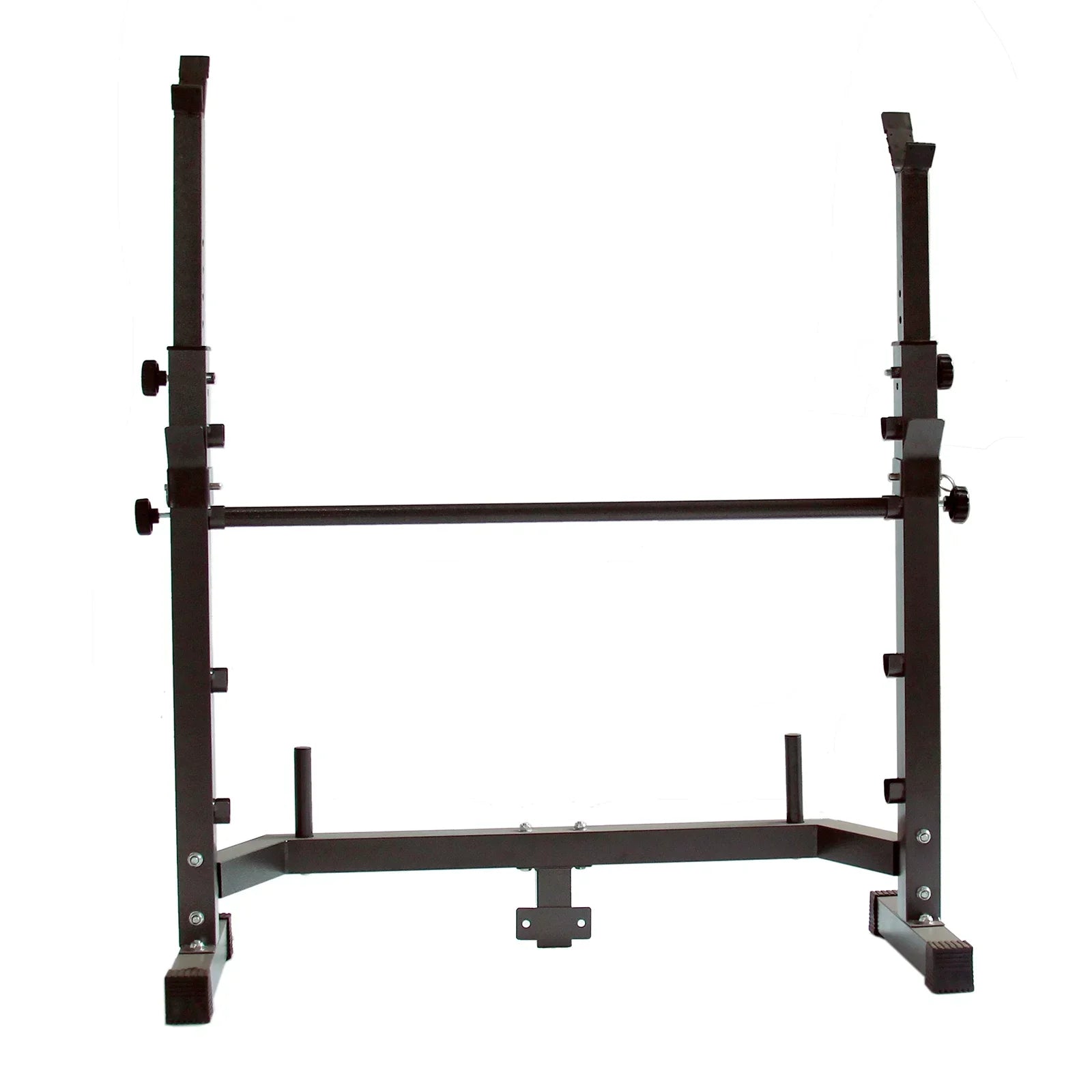 Weight Press Bench Adjustable Folding Bench Rack Full Body W/Barbell Workout