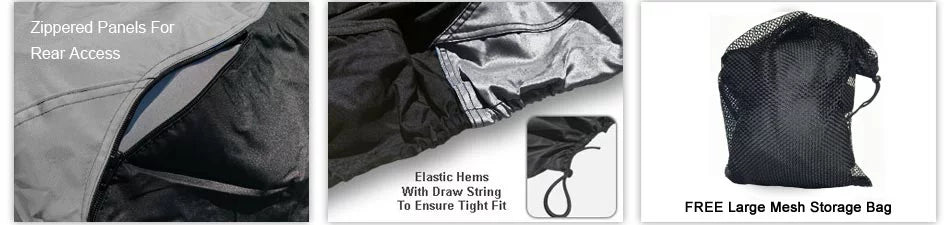 SEA SE Trailer Straps - Sun, DOO - 130 Storage GRAY Cover 2014-2016 / GTI UV Protects 155 Jet Weatherproof More! And - Trailerable All Ski Includes Rays, Rain, Black - Bag Weather from And Color For