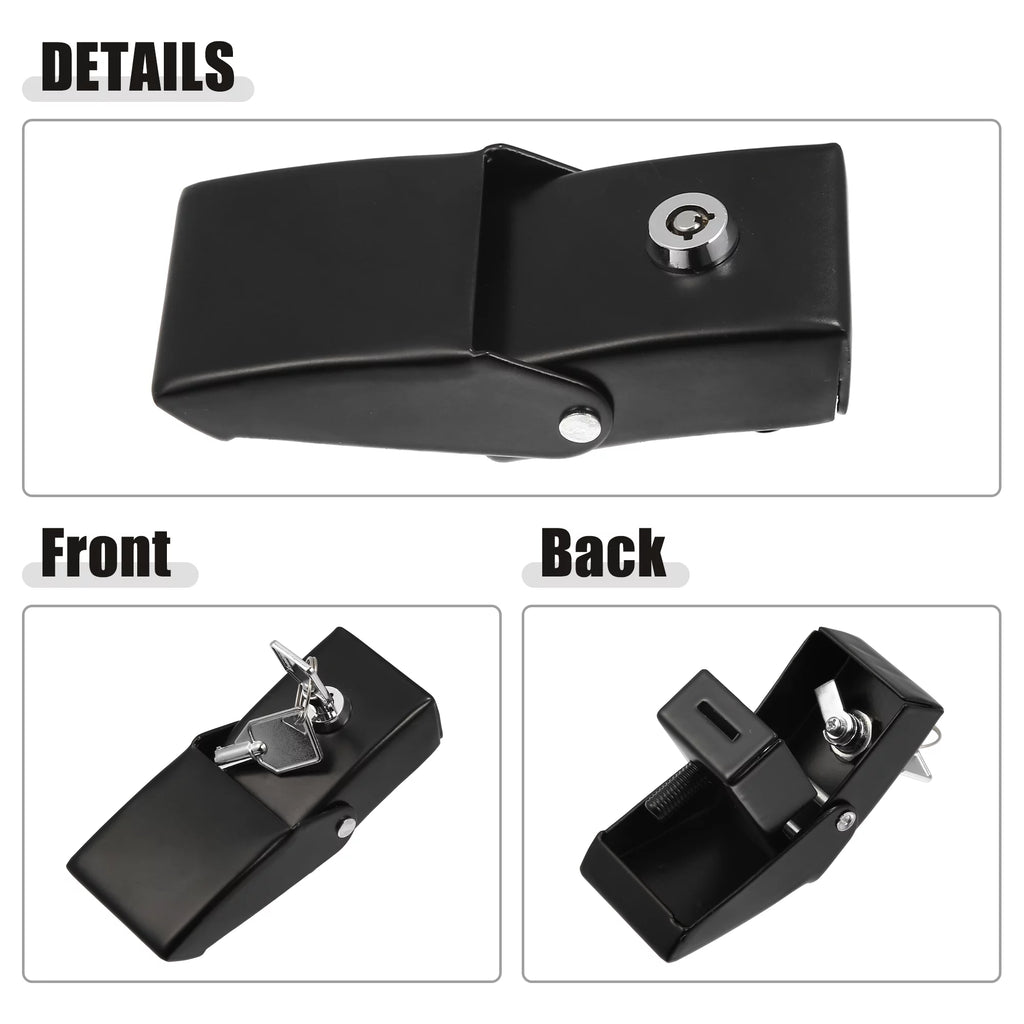 Unique Wrangler Catch Pair Black Fit for Latches Bargains JK Front Locking 2007-2021 Hood 1 Hood JL Jeep