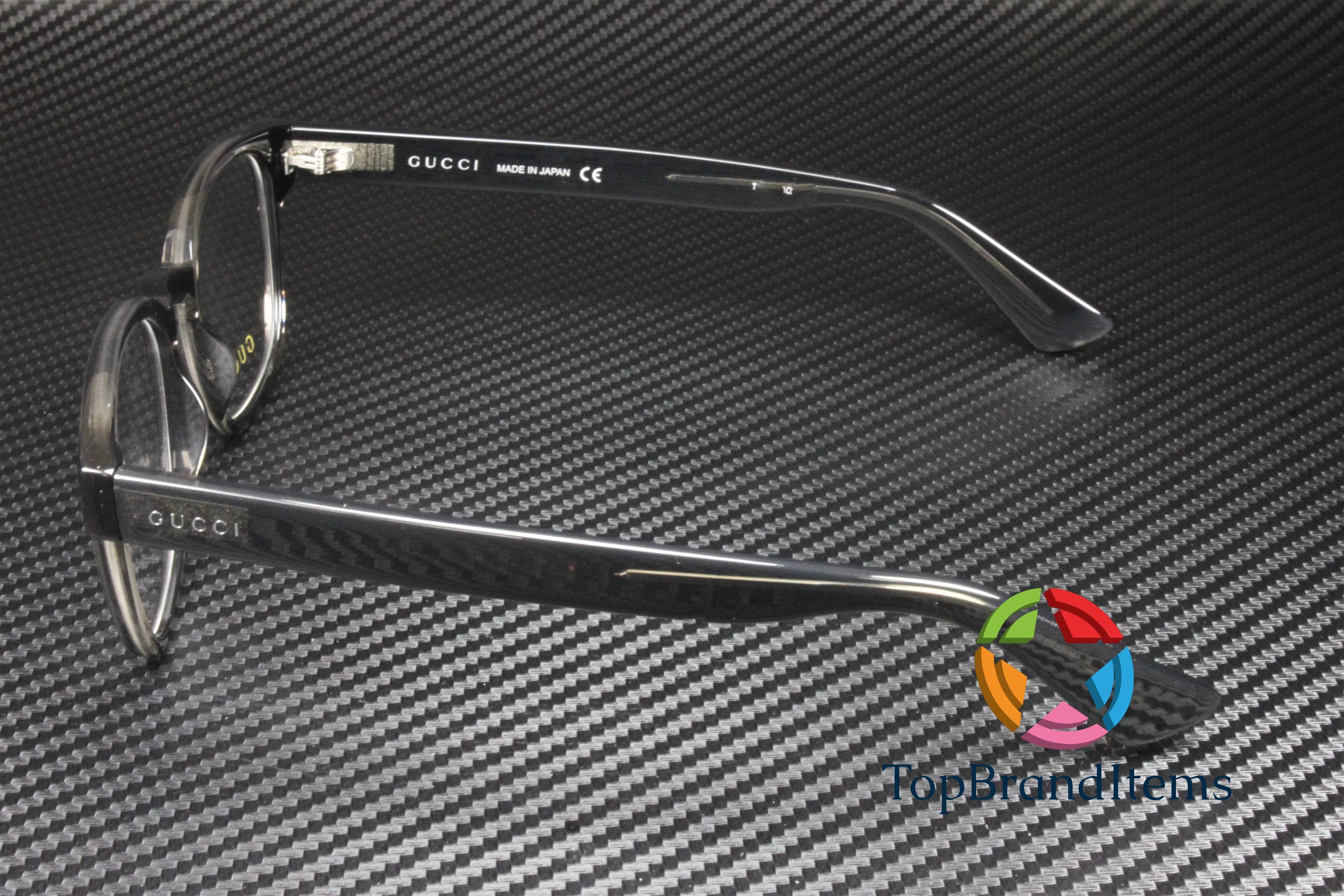 Men's Eyeglasses GUCCI Shiny 004 Grey Demo Square GG0927O Lens 49 mm Rectangular