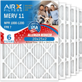 FPR FILTERS AIR. Filter Filter 1200 Air 1000, AIRX Electrostatic Comparable Conditioner Pleated 6 Filters 11 to MPR MERV CLEAN Premium 20x25x2 WICKED & Air 20x25x2 MPR USA by Pack 7 Furnace Made HVAC