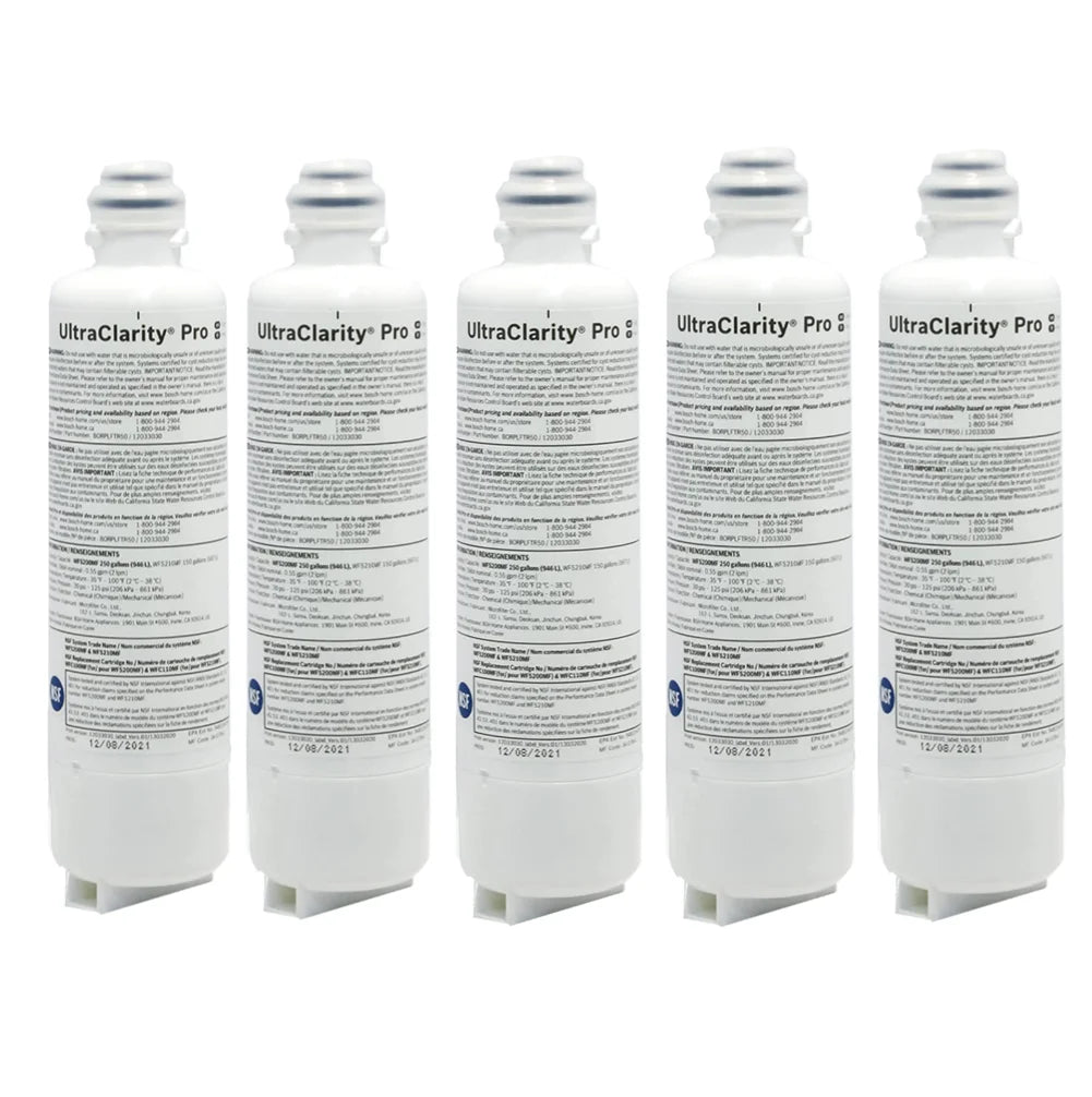 Water compatibility Pro Pcs Refrigerator Clarity 5 Ultra Bosch Filter,High BORPLFTR50