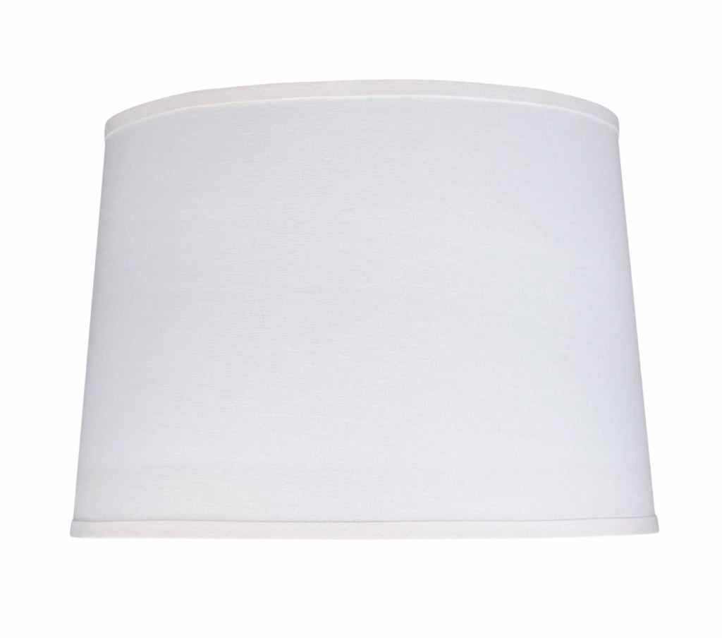 Contruction Shaped Lamp Transitional 32326 17" x 17" Creative 12") x Shade wide Spider in (15" Empire Hardback Aspen White,