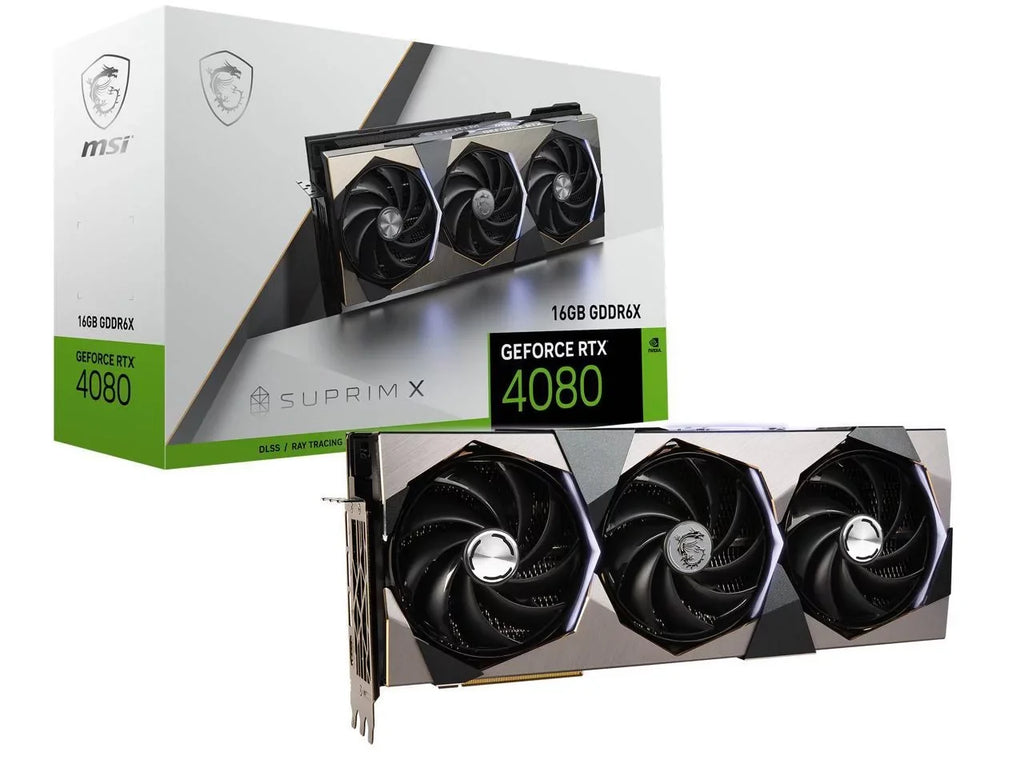 Card 4080 Video SUPRIM 16GB 4.0 RTX Suprim MSI X GeForce 16GB X GDDR6X Express 4080 PCI RTX