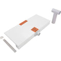 24In (12In 25577-230-120 Lip) Waterfall Pool White CMP