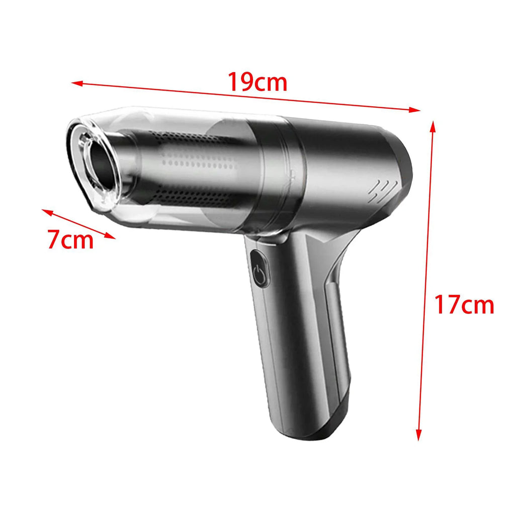 Handheld Compact with Storage with with Portable Floor Brush Bag bag Vacuum gray Cordless