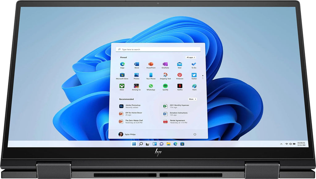256GB Nightfall HP notebook - Touch-Screen - - AMD 15.6" Ryzen Memory Envy SSD Black 5-8GB 2-in-1 - x360