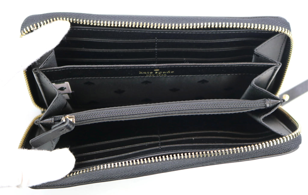 Spade Leather Way Laurel - Black Neda Kate Wallet