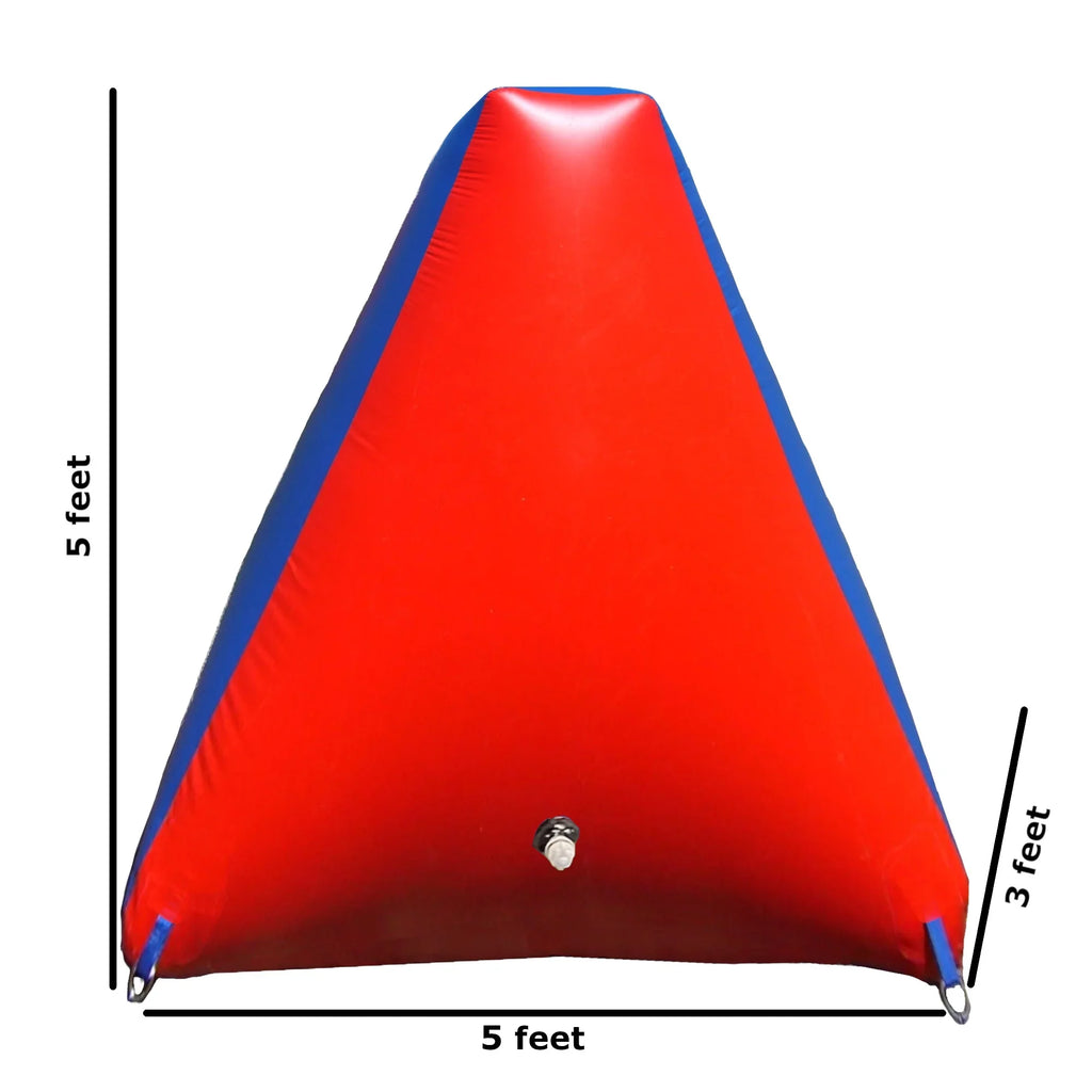 5 Tall, & Piece, Bunker Blue for Laser 1 Foot Tag, Airsoft, Paintball, Sportogo Red Inflatable Archery, Air Pyramid