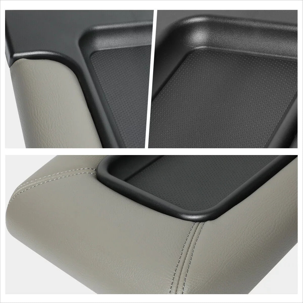 For Kit Console OE Rest GMC Cover Lid Chevrolet Center Arm Cadillac Repair Gray