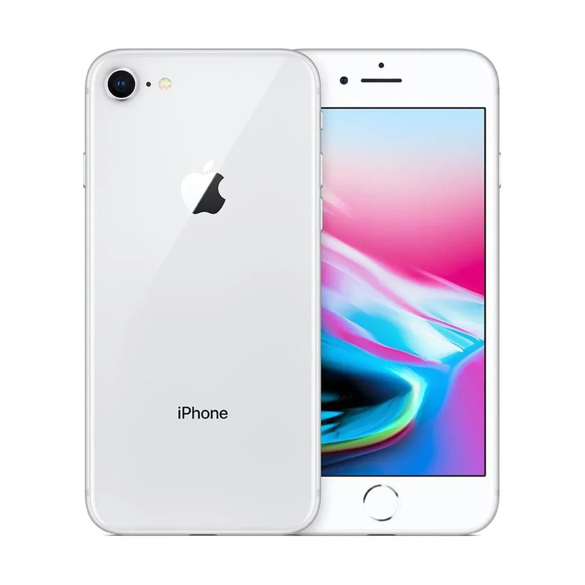 Restored iPhone 8 (Refurbished) Unlocked)  (Fully Silver A1863 128GB