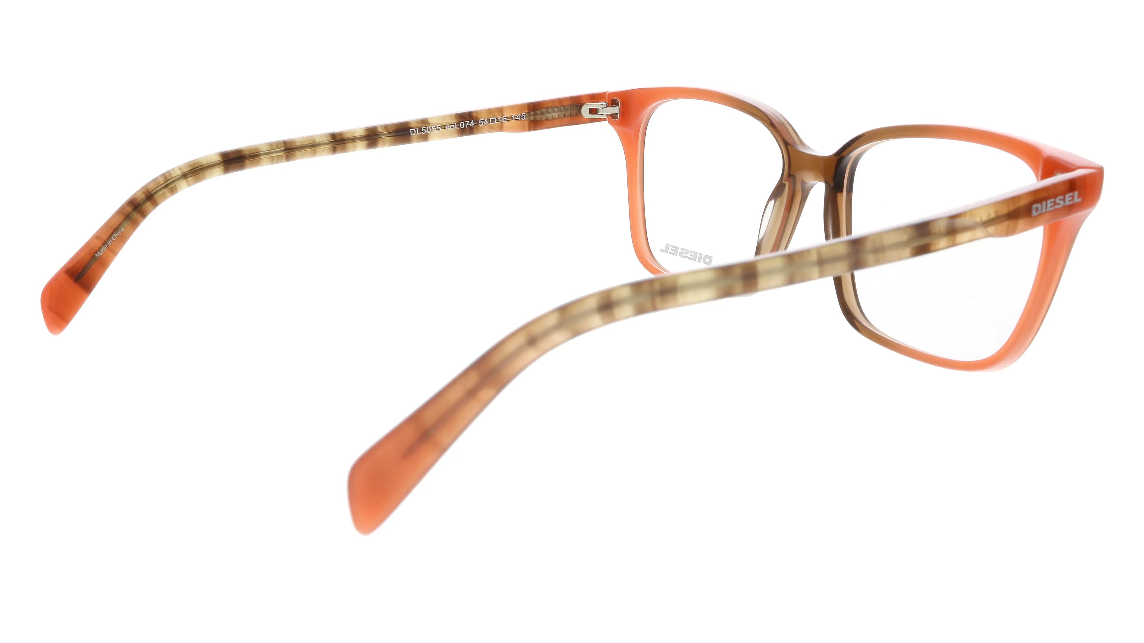 for Modified Optical DL5055 Diesel Red Frames Rectangle womens 074