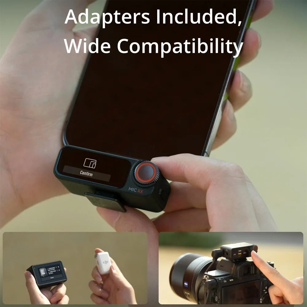Card, Wireless 7" Year + Hard Gear Lexar 3 All-in-one Bundle RX (2 2 128GB Mic 1 microSDXC Extended DJI Memory Deco Case CP.RN.00000325.01 TX Warranty + Microphone Case) and Charging with