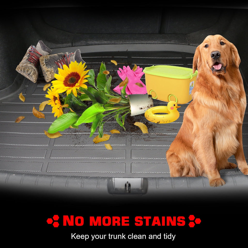 Compatible Protector Ford 3D Cover Truck Rear Trunk Bed All Flooring Weather Maverick, Liner Storage Cargo Guard Floor Motorsports TPE Duty Mat Ikon With Heavy 2022-2024 Pickup Black