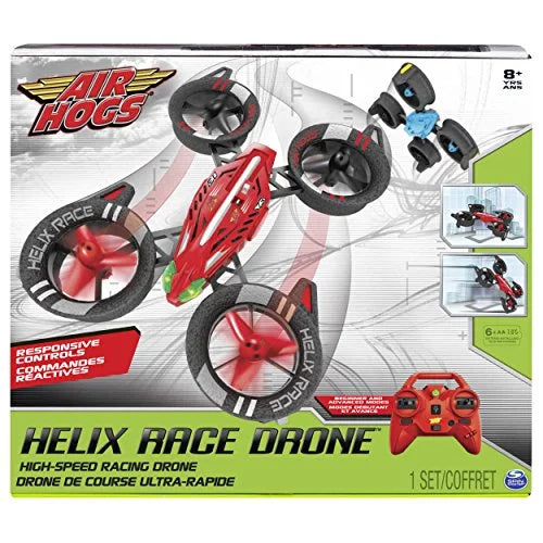 Air Race Drone, Vehicle 2.4 RC Red GHZ, Hogs, Helix