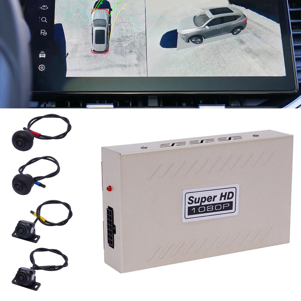 for 1080P Surround View 360 Recording Dash Degree Bird Rear DVR Miumaeov Car System Cars Kit 4-Camera Cam View