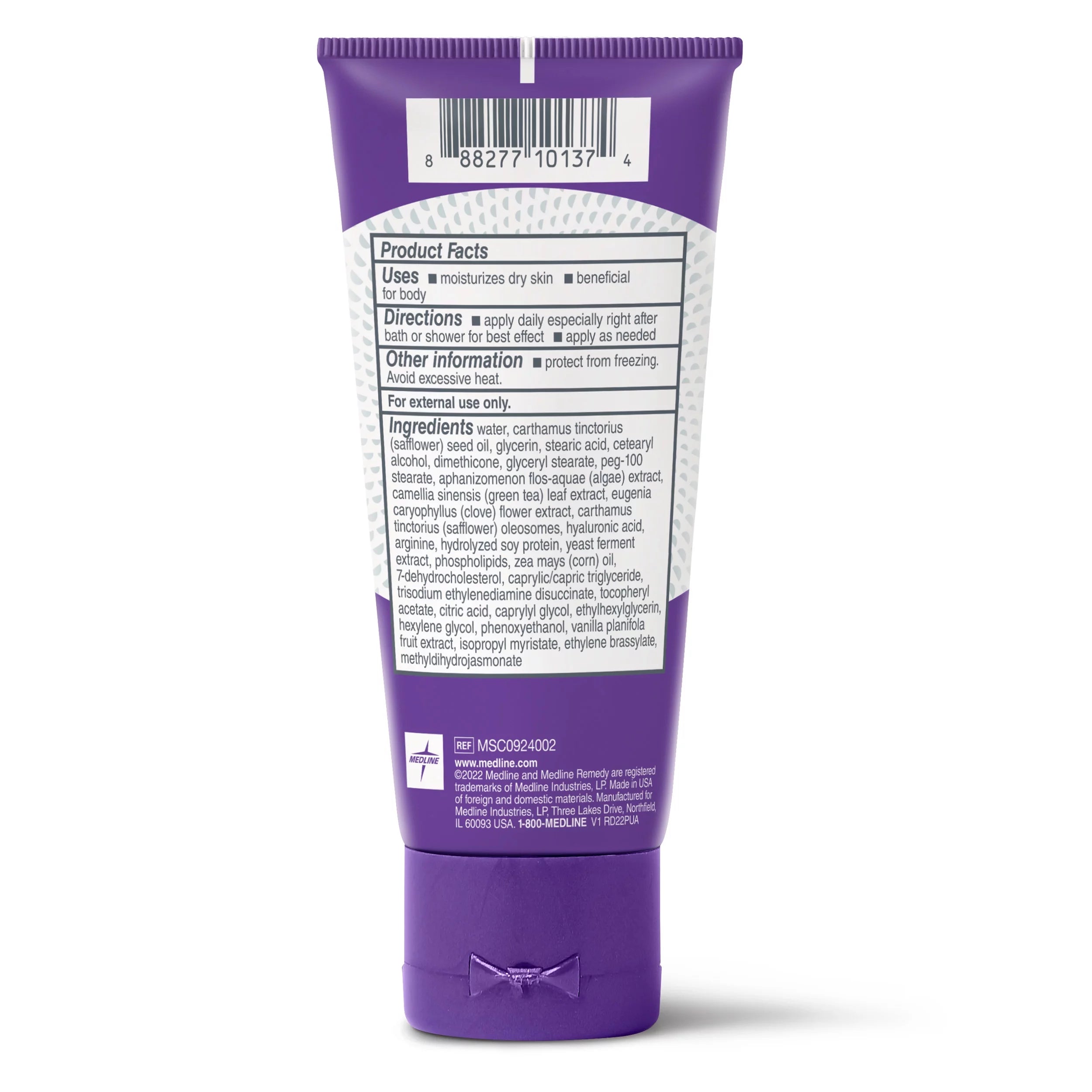 oz, Count, and Clinical Body fl Vanilla Medline Skin Cream, Face Remedy 24 Scent, 2 Cream Moisturizing