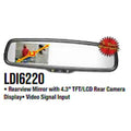 LCD Camera in. Rear Display RCD 4.3 Mirror Monitor LDI