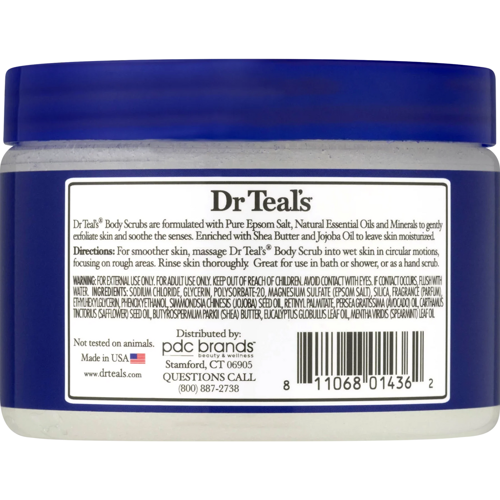 Epsom 16 3) Teal's & Eucalyptus of Renew oz Salt Body Dr & Scrub, Spearmint (Pack Exfoliate