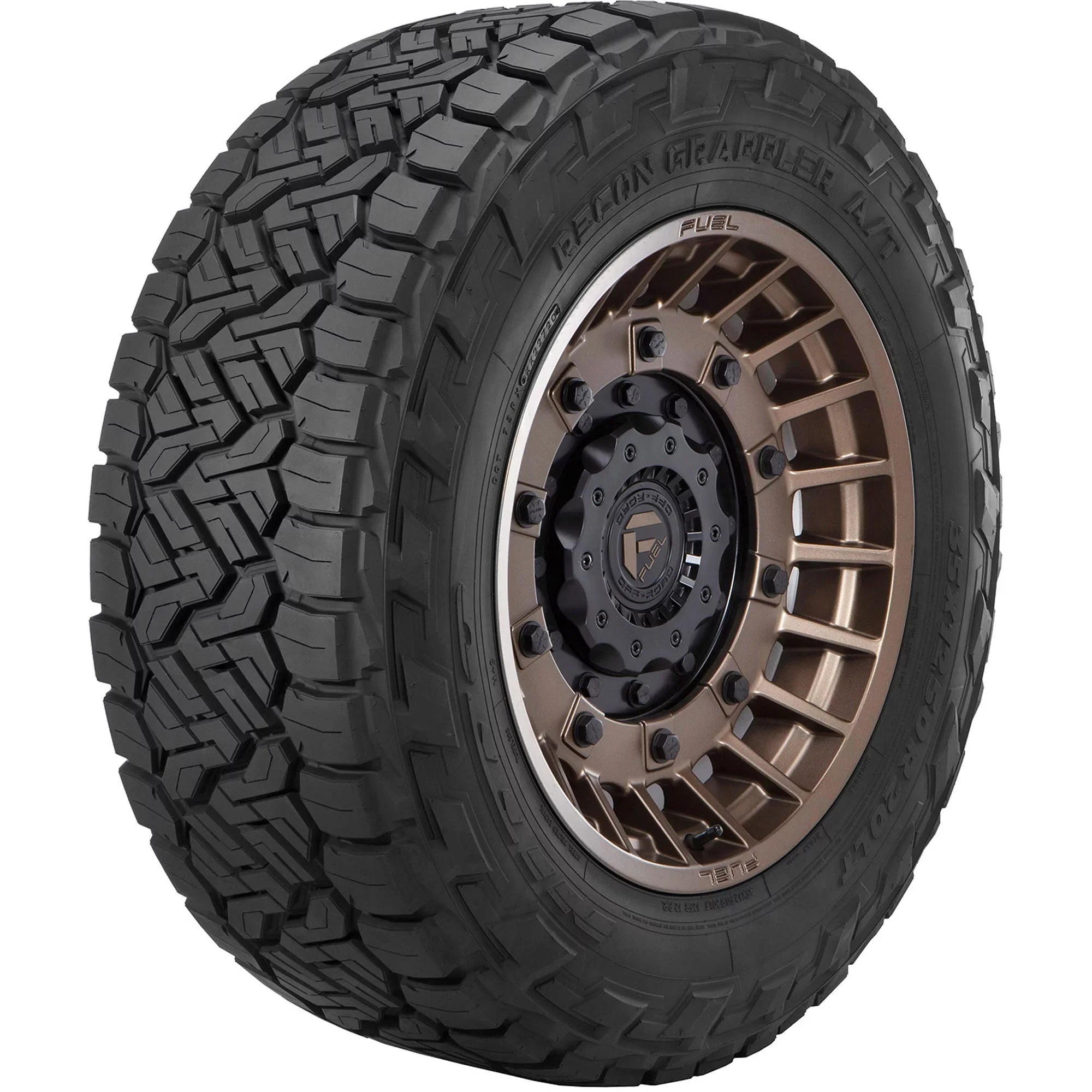 A/T Set of Grr LT315/50R24 127/124S 4 Tires Recon F Nitto