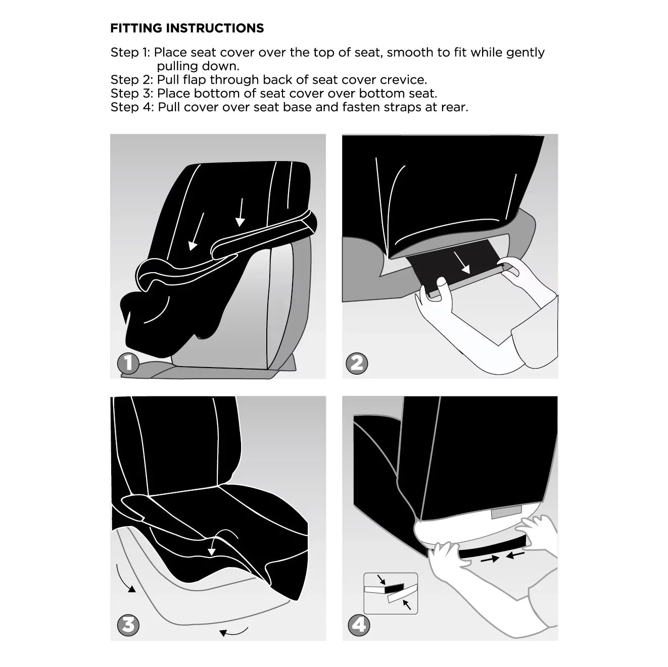 Auto Black, 2102SC035 Car - Fit 2 Piece Seat Leather Premium Cover Drive Universal Checker Diamond