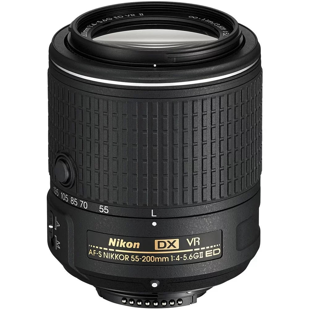 VR Lens D5300/D5600 Nikon II 18-55mm with DSLR || Camera & Supreme 55-200mm Bundle
