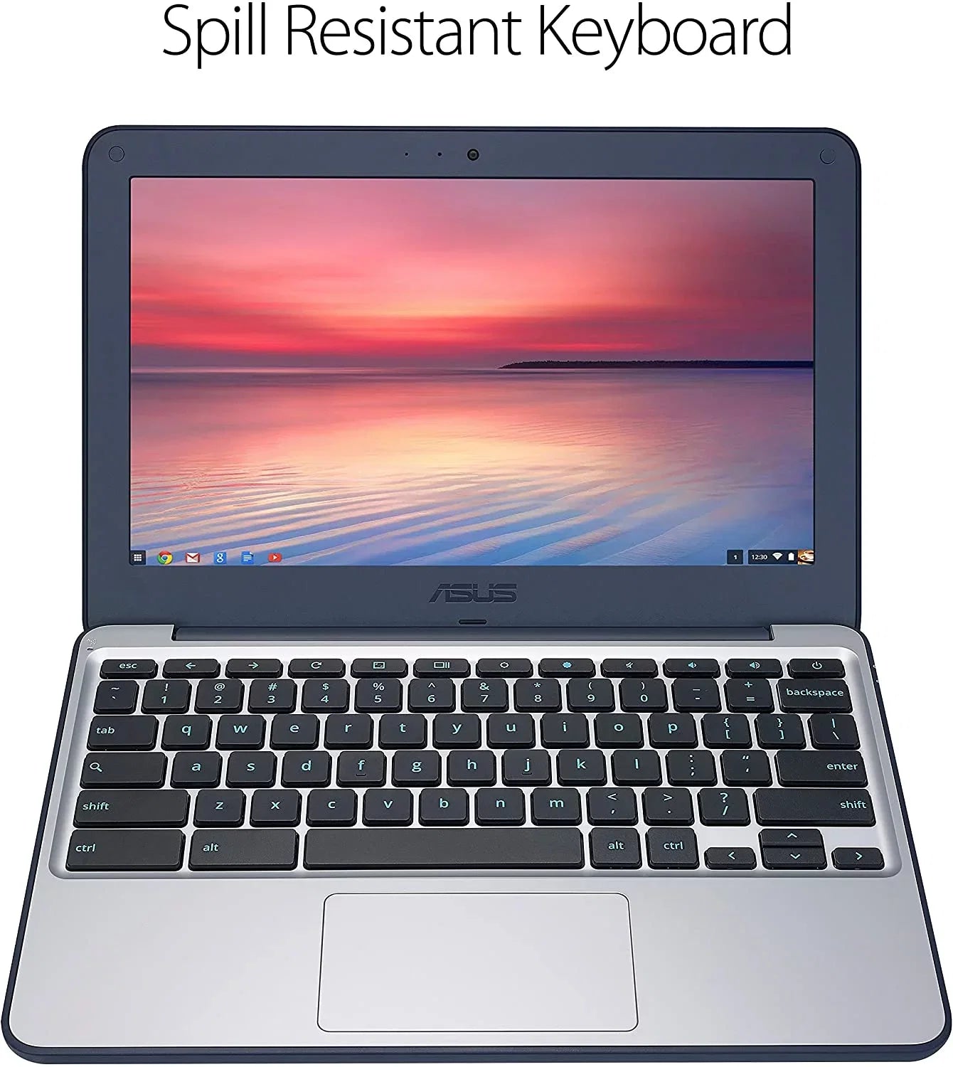 Chrome, Celeron, (Used 1.60 B) SSD Grade Hard Chromebook Drive, DDR3 4GB 16GB Intel Screen GHz ASUS C202SA-YS02, 11" RAM,