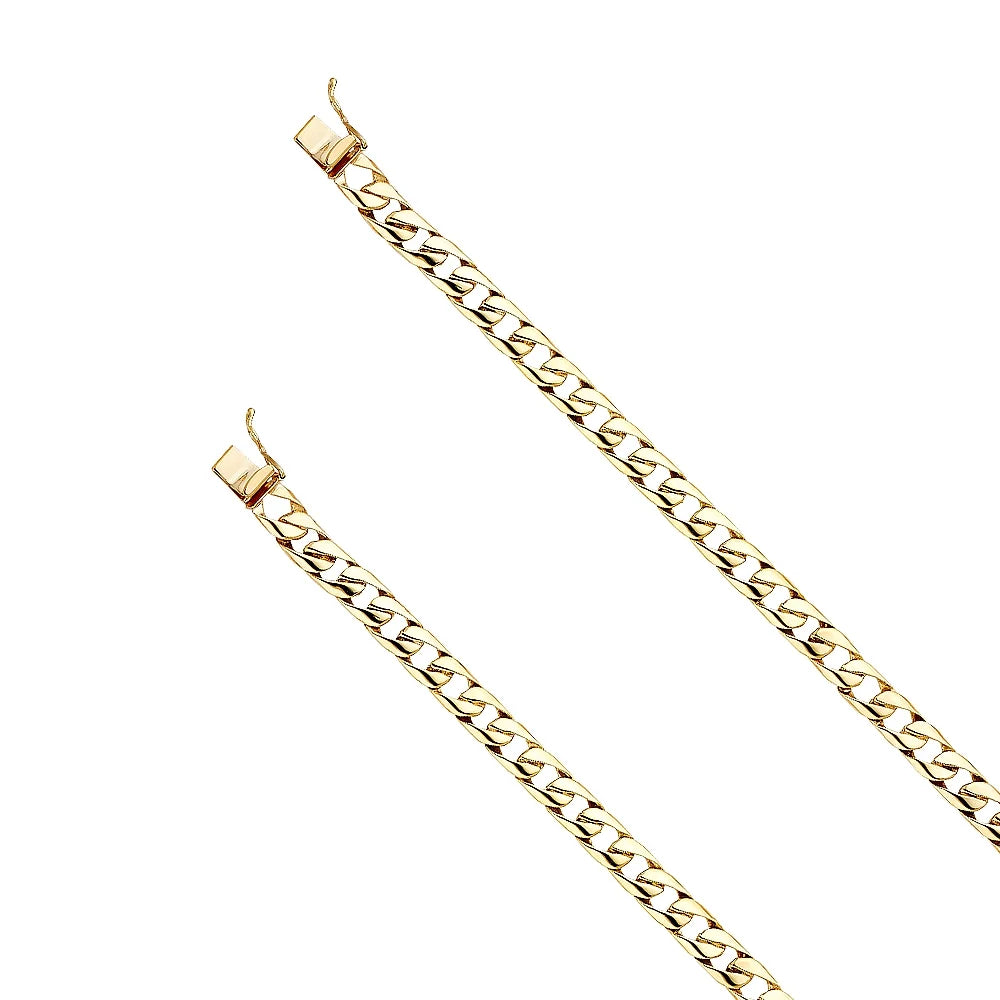 Men Link Bracelet Weight Gold Yellow Men’s Jewelry | Elegant Gift - and 14.7 for | Gold Cuban 8" Chain 14KY Bracelets Women for | 14k