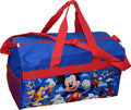Friends & Blue Mouse Mickey Carry-on Bag Boys Red Duffel 18"