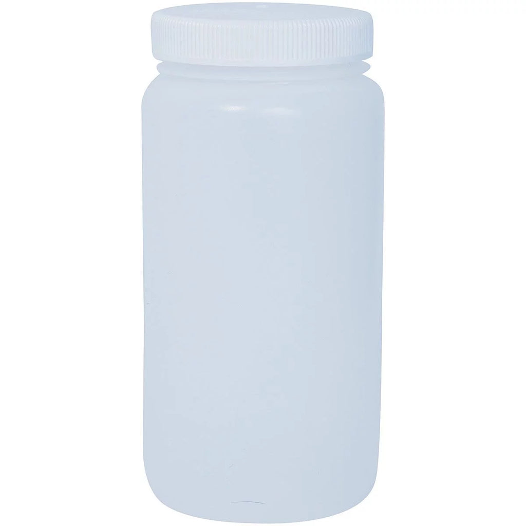 Bottle - White - 2 qt. Wide Nalgene Round Mouth LDPE