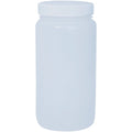 Bottle - White - 2 qt. Wide Nalgene Round Mouth LDPE