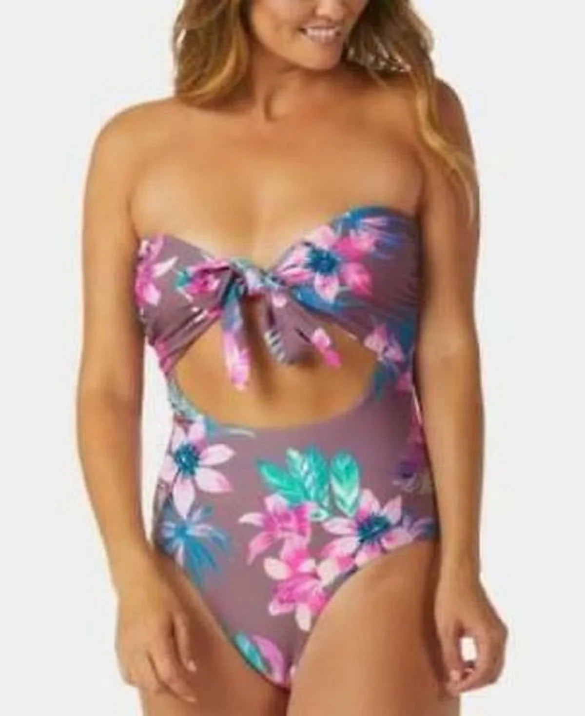 One-Piece Womens Vallarta Swimsuit, Puerto Raisins S/Purple Size Small: