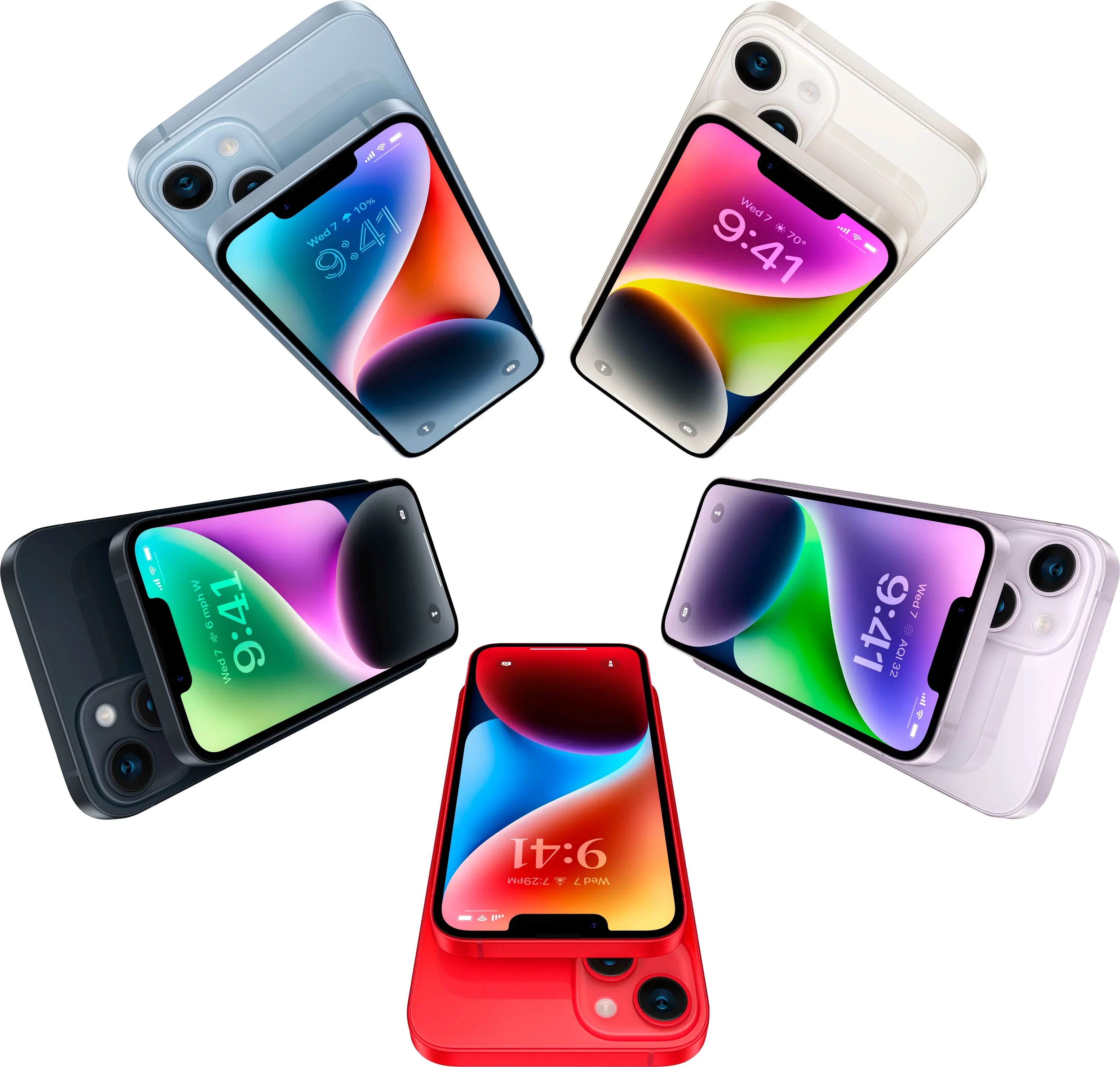 iPhone 14 128GB  MPUA3LL/A LTE AT&T Midnight Cellular (Refurbished) Restored AT&T