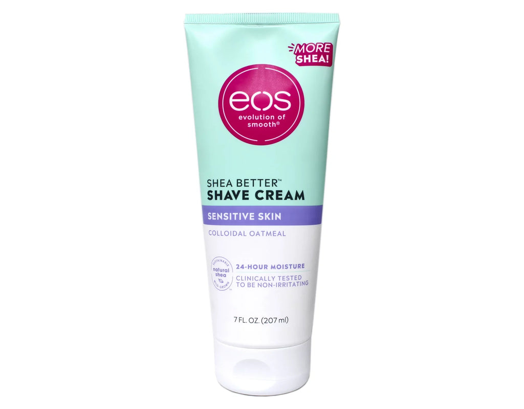 Pack Shave Sensitive oz fl 7 Shea Oatmeal Better eos 4 Colloidal Skin of Cream