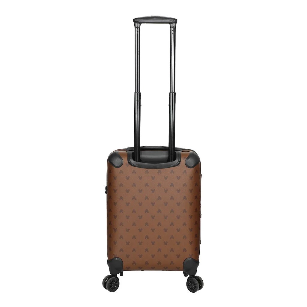 Ears 22” Disney Mouse Mickey Luggage Brown Rolling