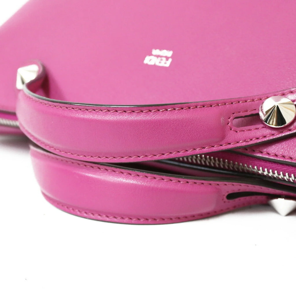 Pink Bag Leather FENDI Visaway Shoulder Fendi Women's Pre-Owned (Fair)