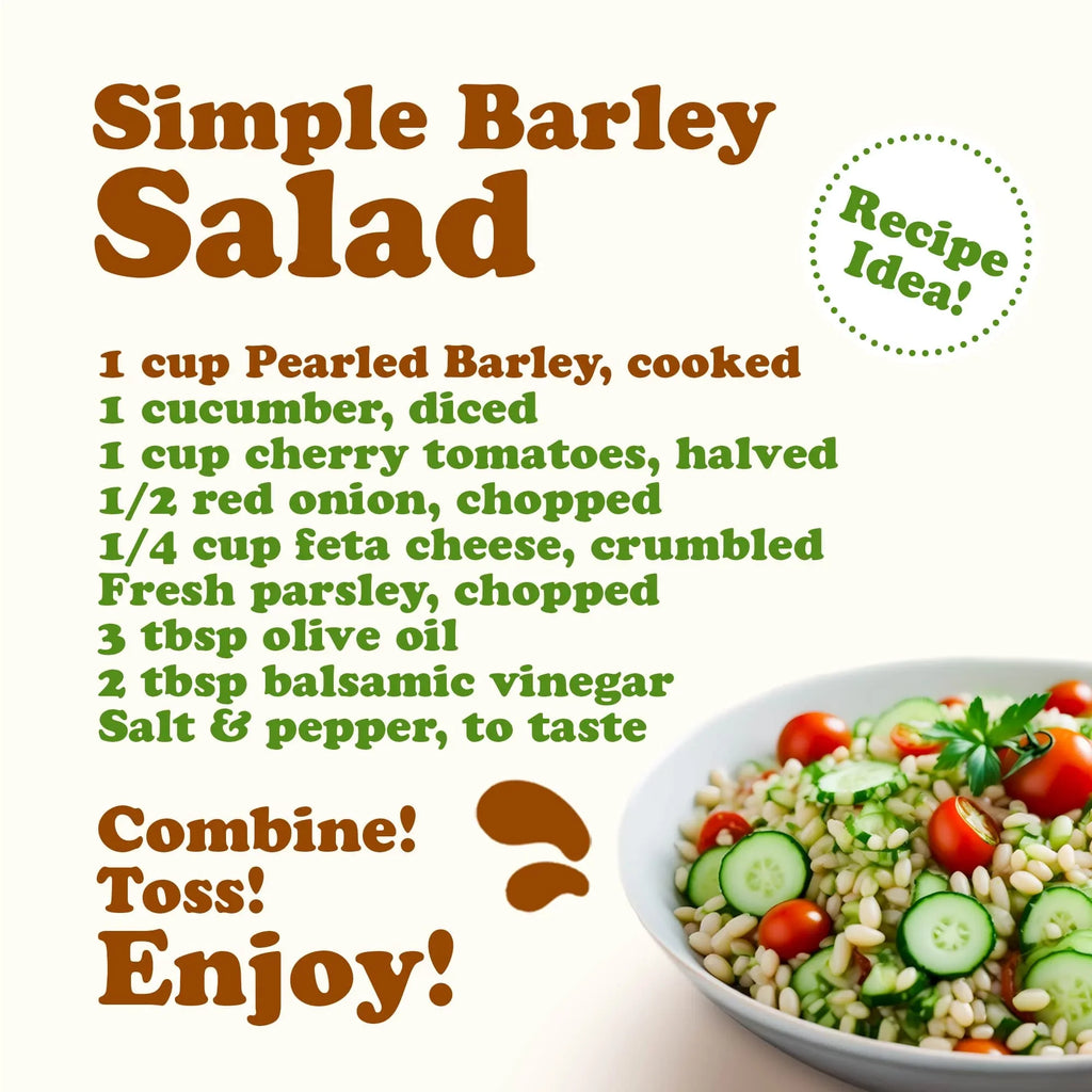 25 Pearled Barley, — Vegan, Raw by — Live Kosher, Food to Pounds