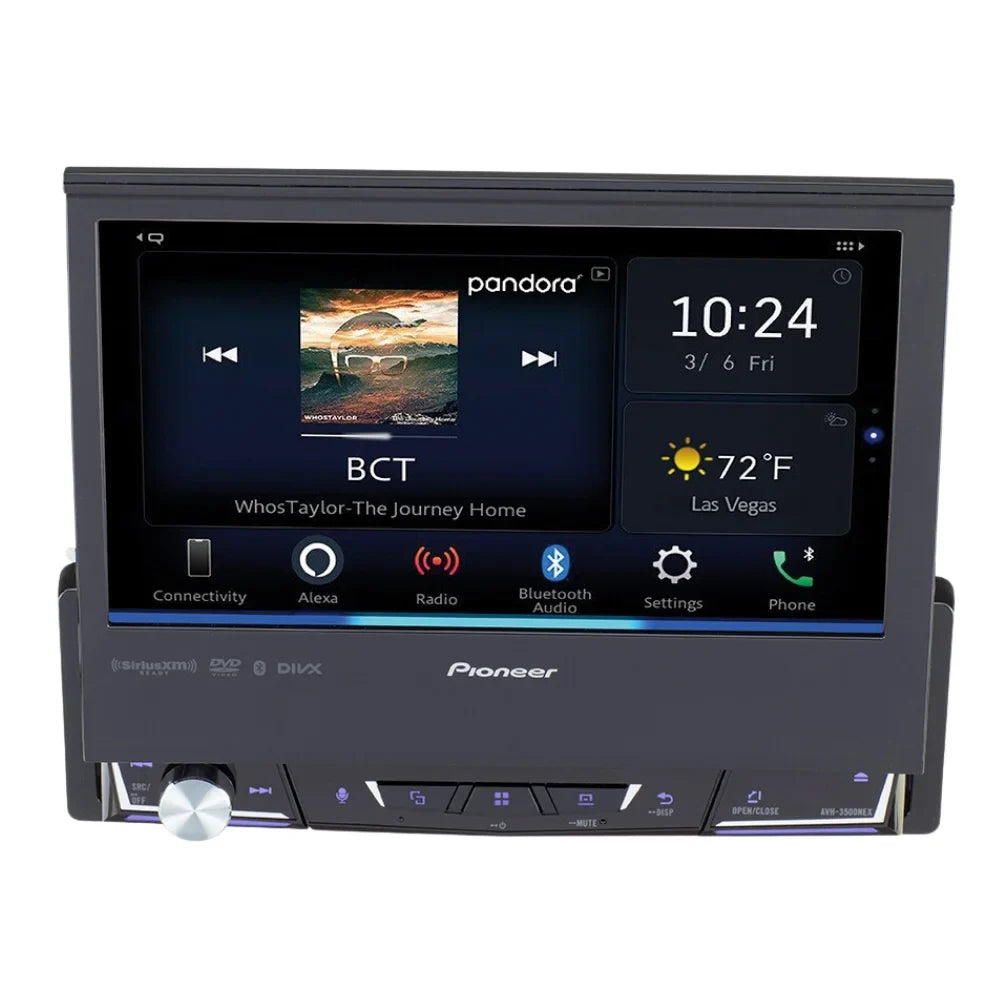 Pioneer w/ & 6.8" Camera Backup DVD AVH-3500NEX Bluetooth New Receiver Multimedia