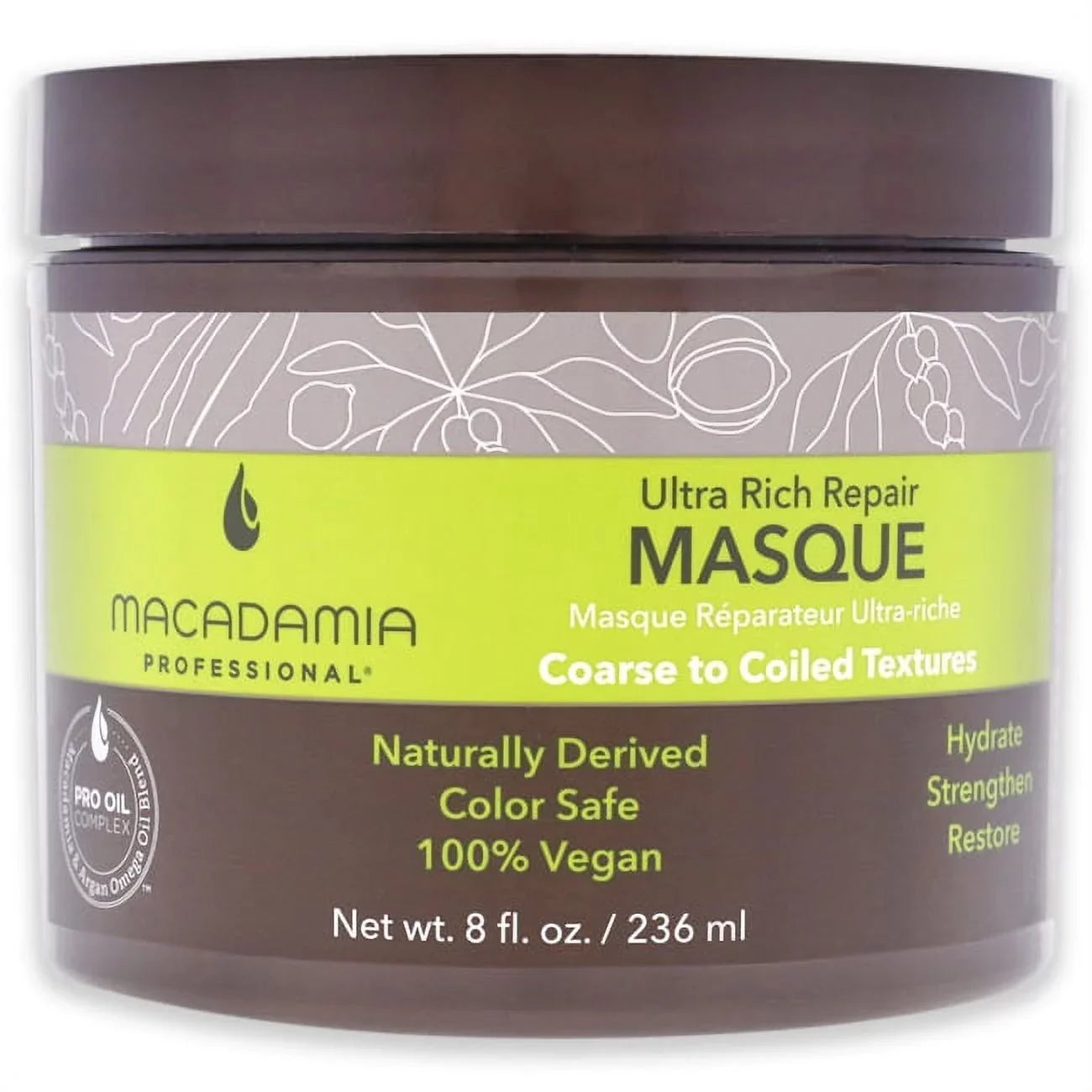 Macadamia - Hair 8 Oz Ultra Hair By Rich Masque Moisture Masque