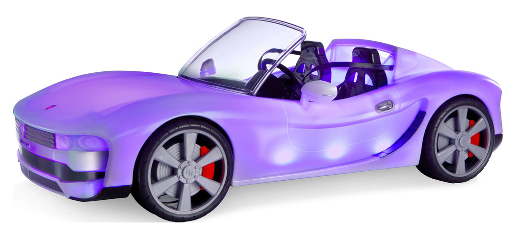 Great 6-12+ Color Change Dolls- Light-Up, - Ages Gift Girls Convertible 8-In-1 Multicolor, Car for 2 High Fits Fashion Toy Vehicle, Rainbow