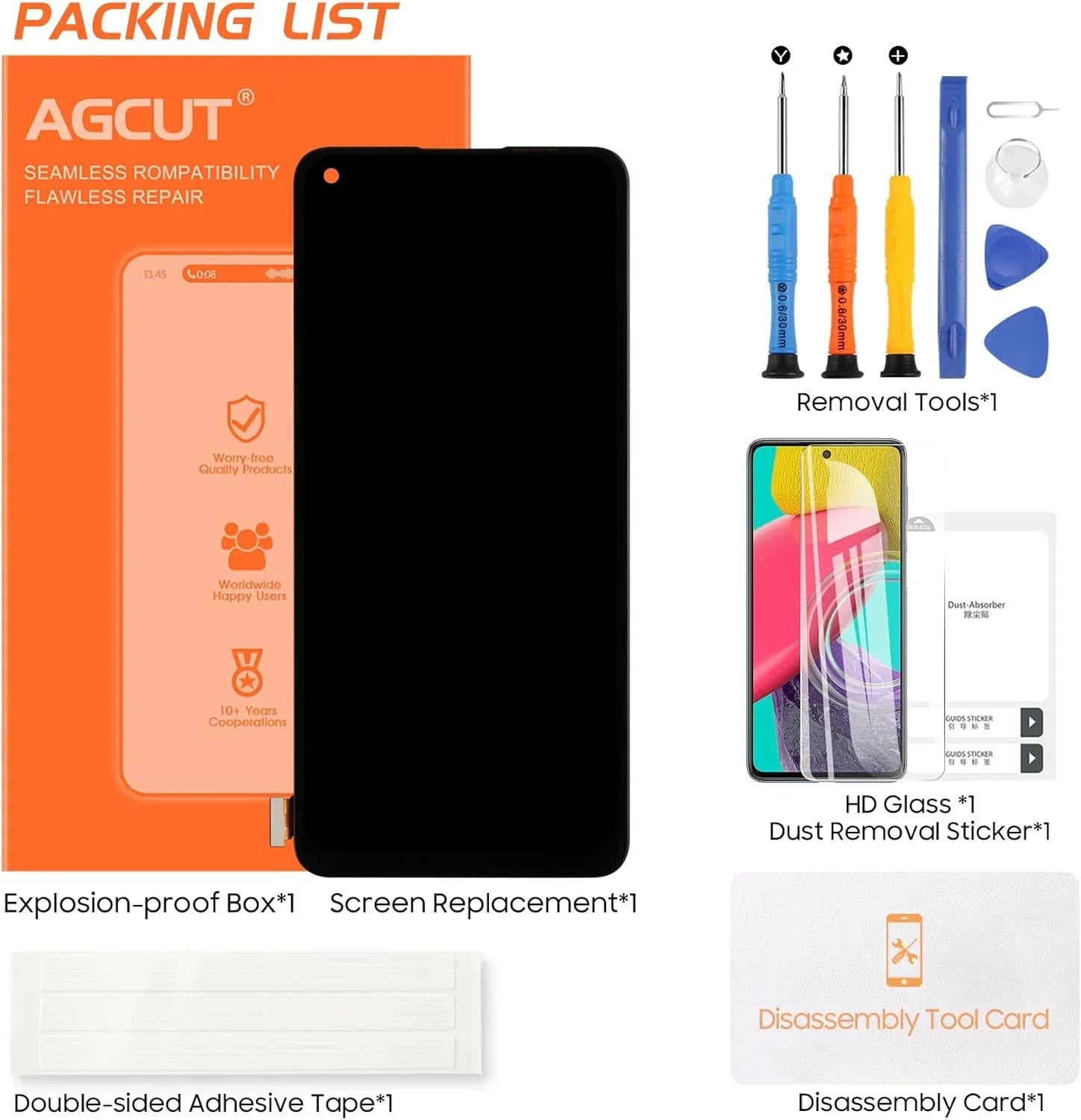 8T LCD KB2001 (Support 8T+ KB2003 Part KB2005 Oneplus OLED Digitizer Fingerprint) Repair Touch 5G Display KB2000 Replacement Screen for Assembly Screen