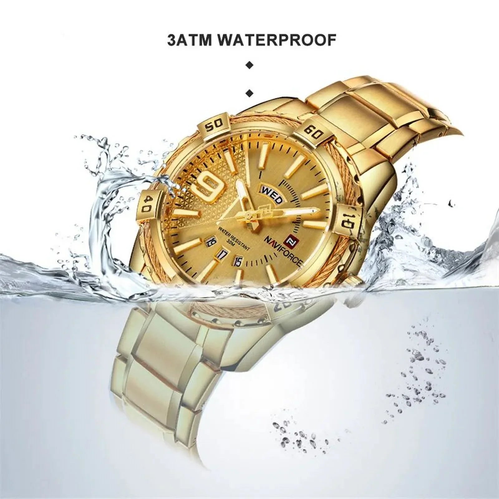 Classic Band Men's Fashion Original Waterproof Watches Quartz Luxury Men Business Brand BB Man Steel For Clock WristWatch