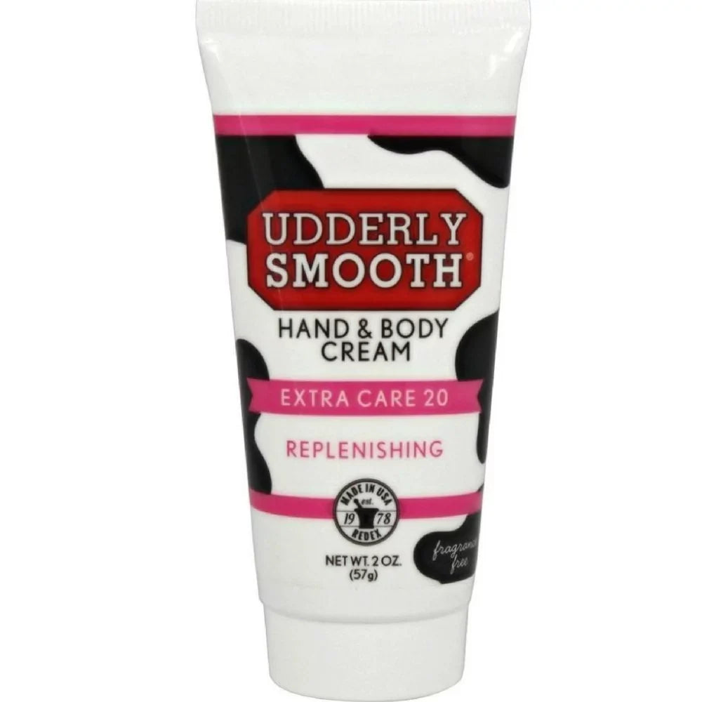 2 oz, Care Cream Body Smooth & Extra 5-Pack Hands 20 Replenishing Udderly