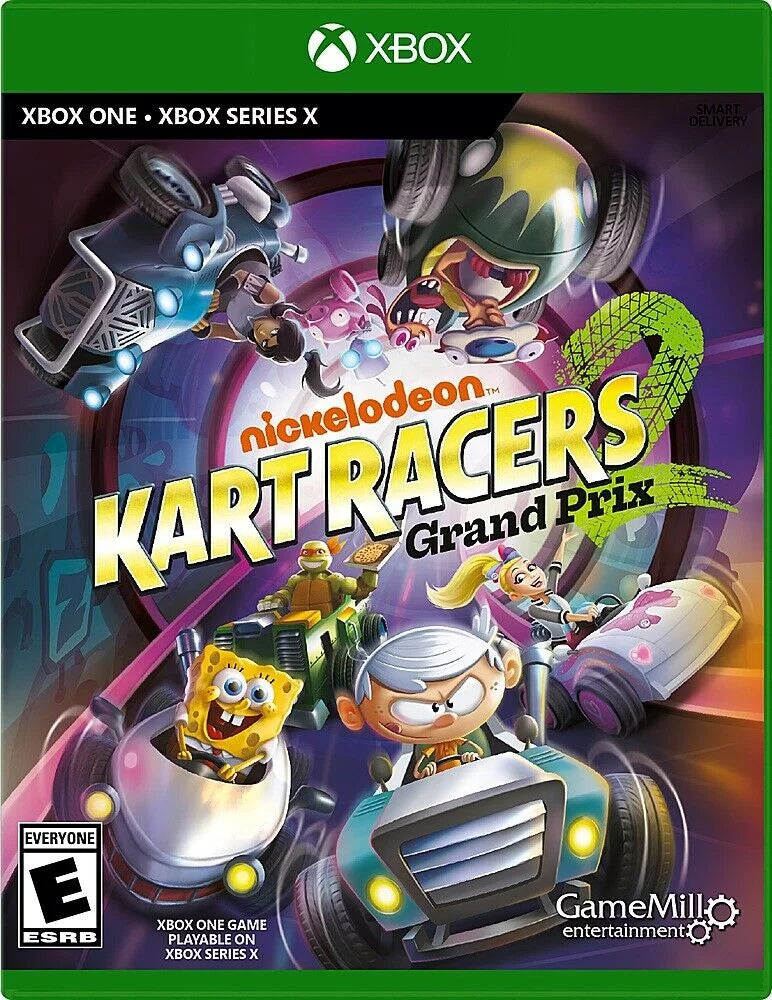 Rs 2: Grand Xbox Prix Kart Nickelodeon One -