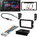 Receiver Digital Touchscreen Bundle W/ Ram Stereo Camera/Installation for Kit/in-Dash Double 2006-2008 Pioneer WVGA DVD/CD Bluetooth/Backup AM/FM 6.2" Car Pickup DIN with KIT4705 Dodge Media