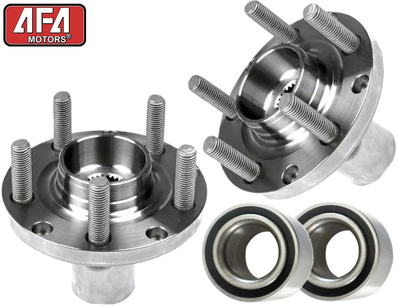 Compatible 930-500-517008 Bearing with Afa Bearing Impreza Wheel Subaru Motors Lug Assembly Wheel Hub Front with 5 Forester Legacy Pair