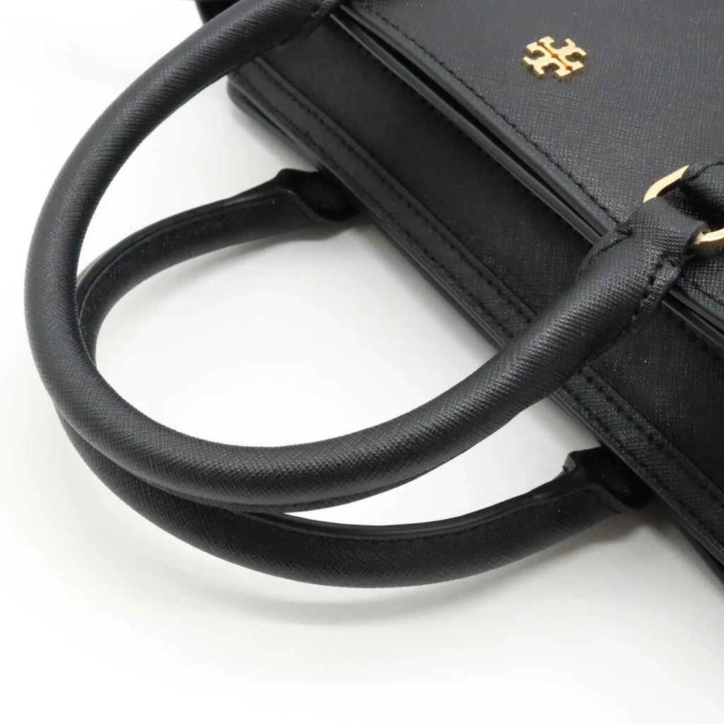 Shoulder Black (Like BURCH New) Burch TORY Bag Tory Leather Handbag Pre-Owned