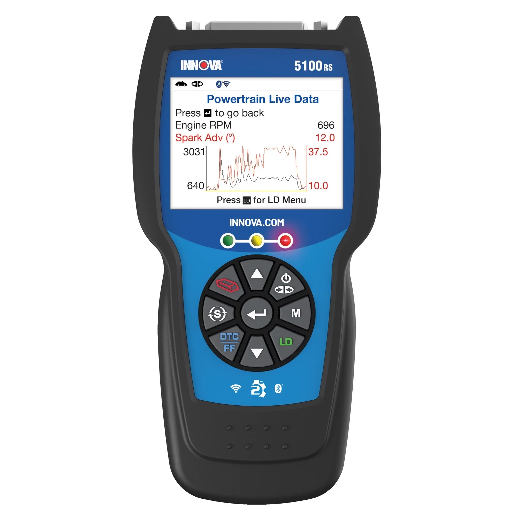 Vehicle Code OBD2 FixAssist Reader 5100RS Scanner INNOVA Diagnostic